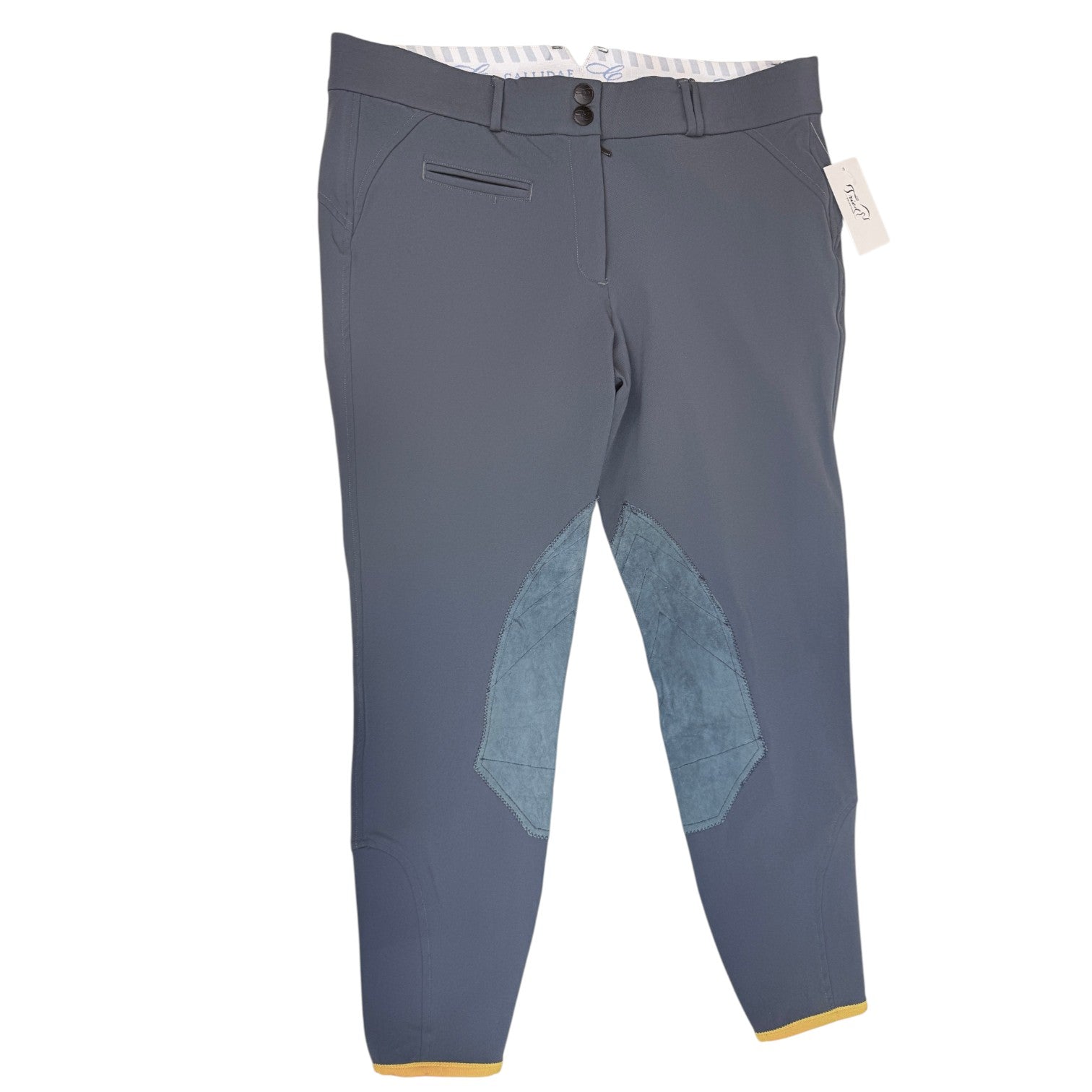 Callidae 'The C Breech' Knee Patch Breeches in Slate