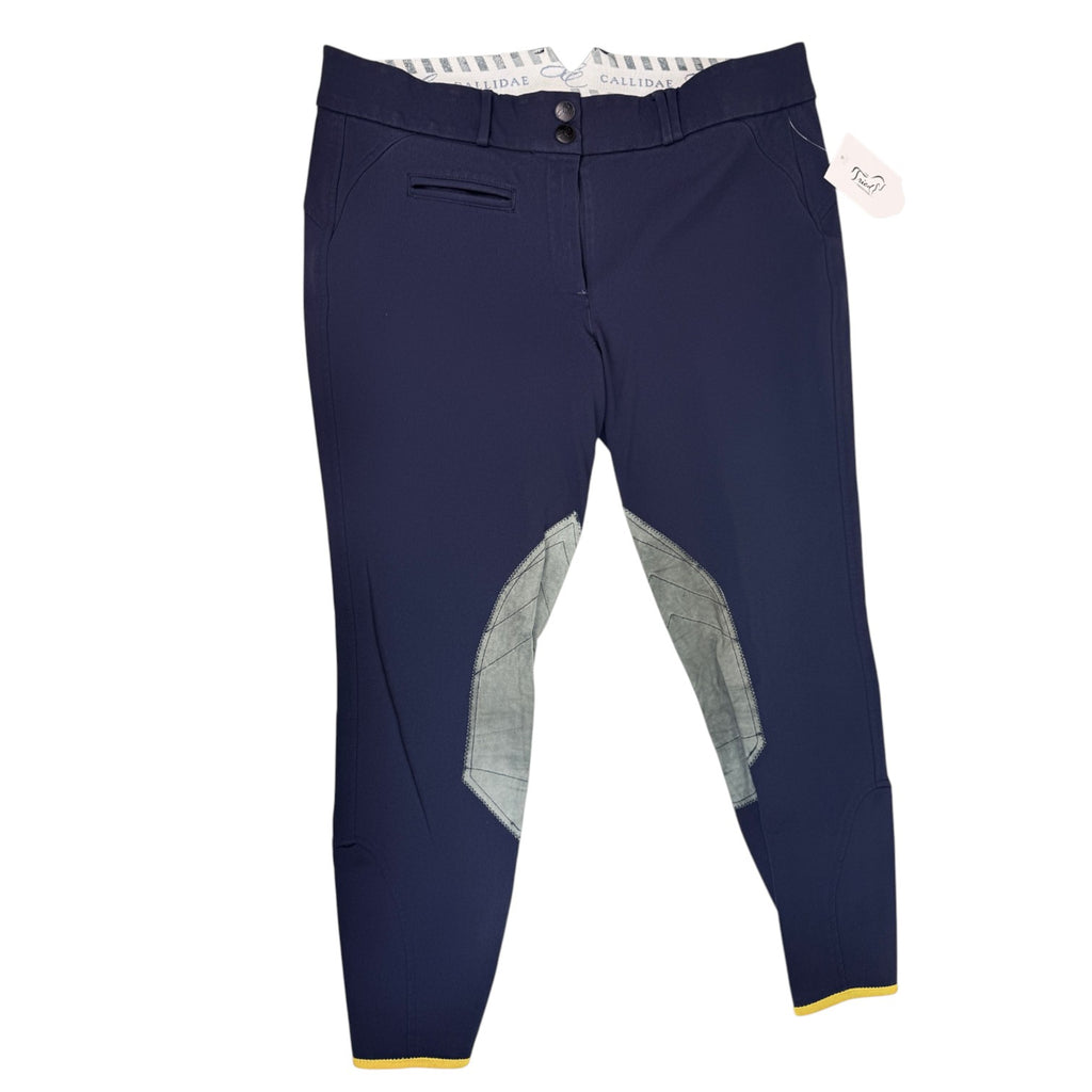 Callidae 'The C Breech' Knee Patch Breeches in Navy