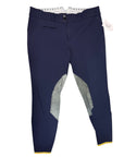 Callidae 'The C Breech' Knee Patch Breeches in Navy