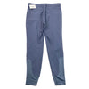 Back of Ovation 'Aqua-X' Silicone Knee Patch Breeches in Powder Blue