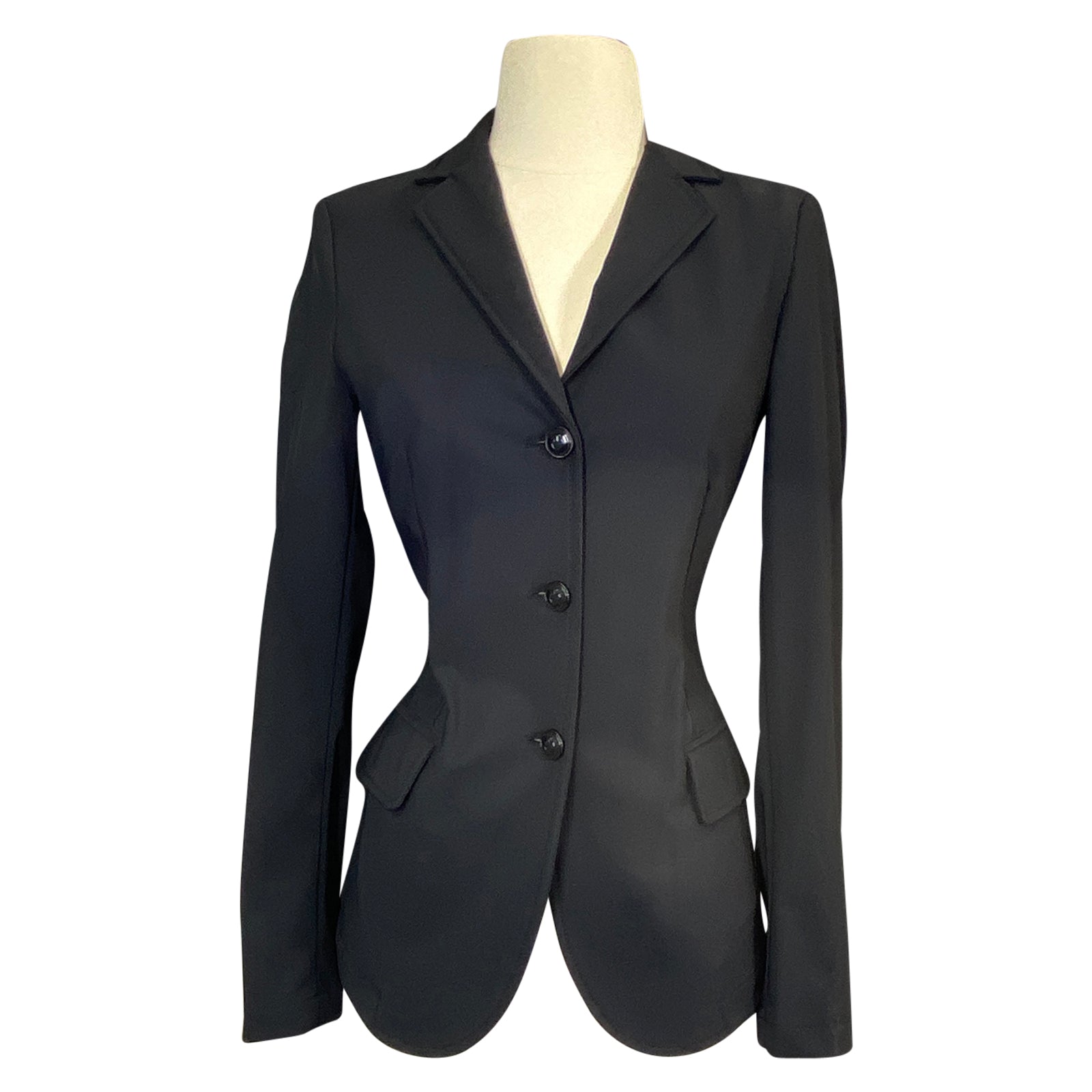 Front of Cavalleria Toscana Competition Jacket in Black