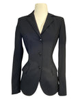 Front of Cavalleria Toscana Competition Jacket in Black