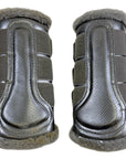Equestrian Stockholm Fleece Brushing Boot in Silver Cloud