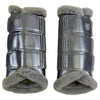 Equestrian Stockholm Fleece Brushing Boot in Silver Cloud