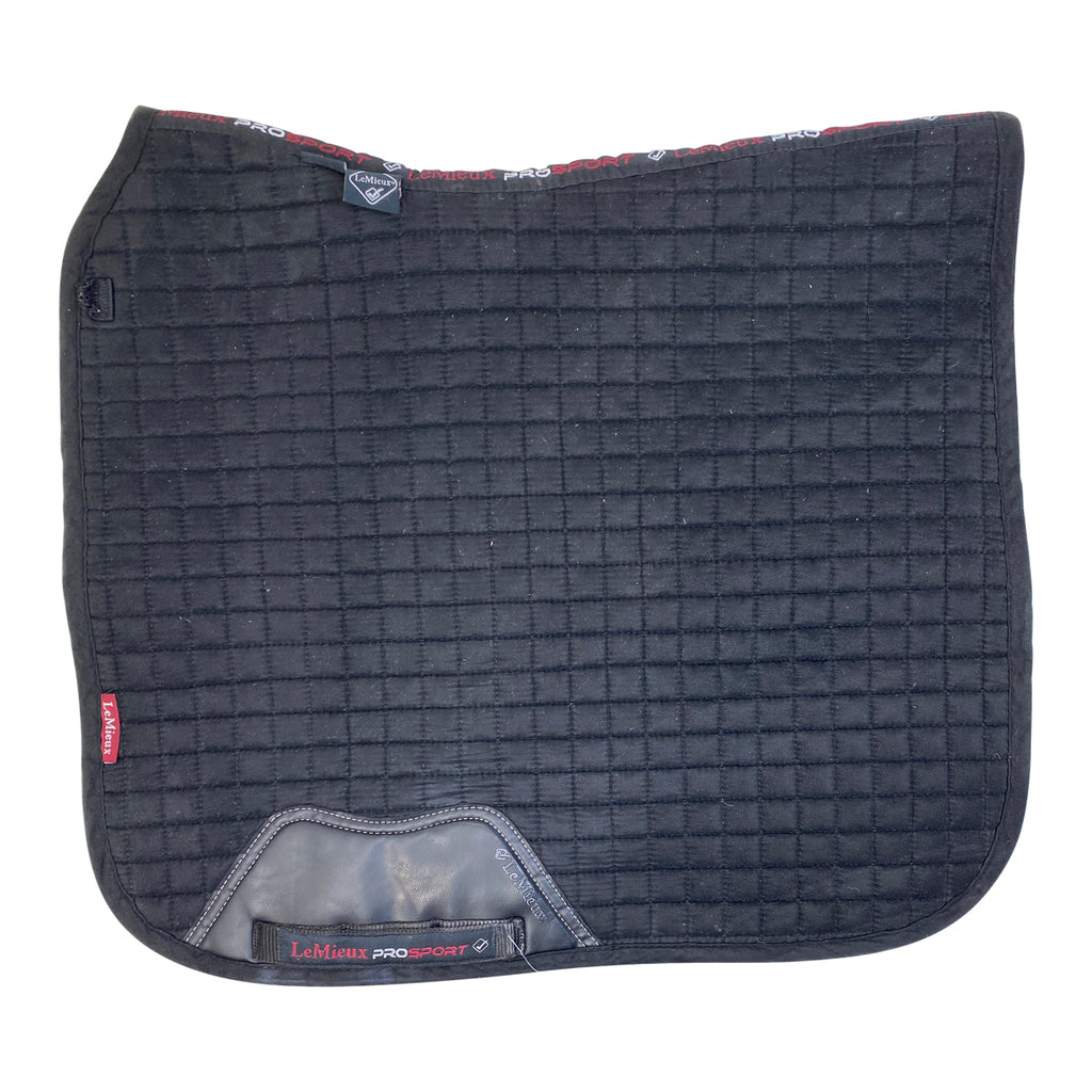 LeMieux 'Suede Dressage' Pad in Black - Large