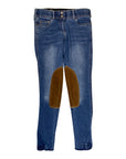 Goode Rider Jean Knee Patch Breech in Denim