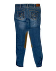 Goode Rider Jean Knee Patch Breech in Denim