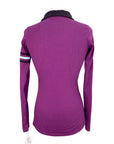Irideon Long Sleeve Tee in Purple
