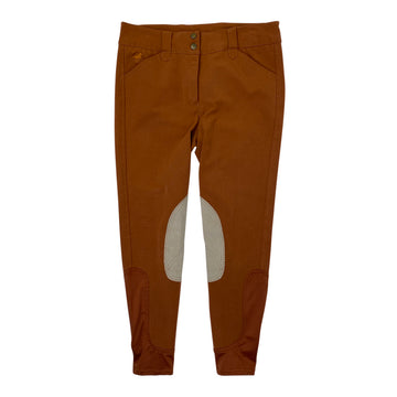 SmartPak 'Piper' Knee Patch Breeches in Rust 