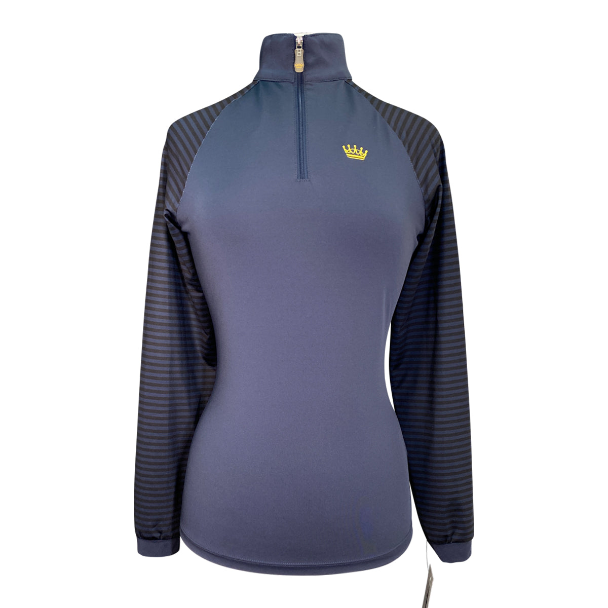 Kastel Denmark Sunshirt in Navy/Black Stripes  - Women's Small