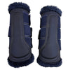 Equestrian Stockholm Fleece Brushing Boot in Lagoon Blush