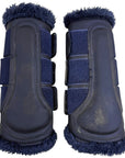 Equestrian Stockholm Fleece Brushing Boot in Lagoon Blush