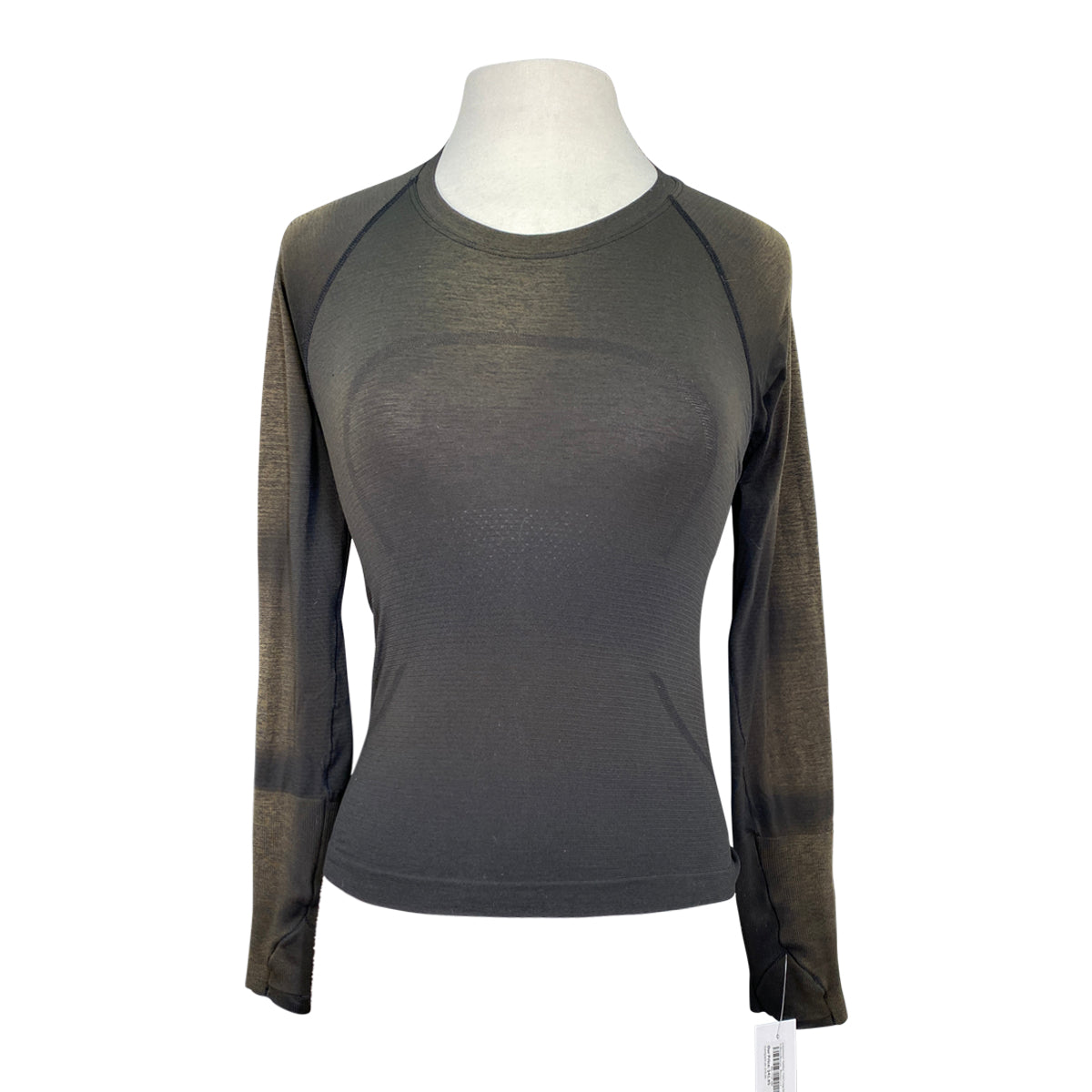 Lululemon 'Swiftly' Tech Long Sleeve 2.0 in Black/Bronze