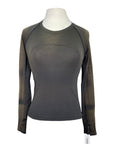 Lululemon 'Swiftly' Tech Long Sleeve 2.0 in Black/Bronze