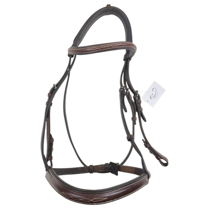 Red Barn by KL Select 'Spirit' Bridle in Brown - Full