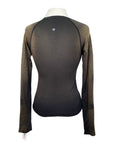 Lululemon 'Swiftly' Tech Long Sleeve 2.0 in Black/Bronze