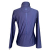 Back of Dover Bomber Jacket in Navy - Women's Medium