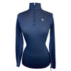 Ariat TEK Heat Series Long Sleeve Shirt in Navy Polka Dot