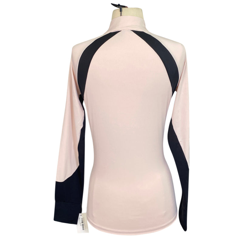 Back of B Vertigo 'Nancy' Training Shirt in Mauve Chaulk