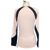 Back of B Vertigo 'Nancy' Training Shirt in Mauve Chaulk