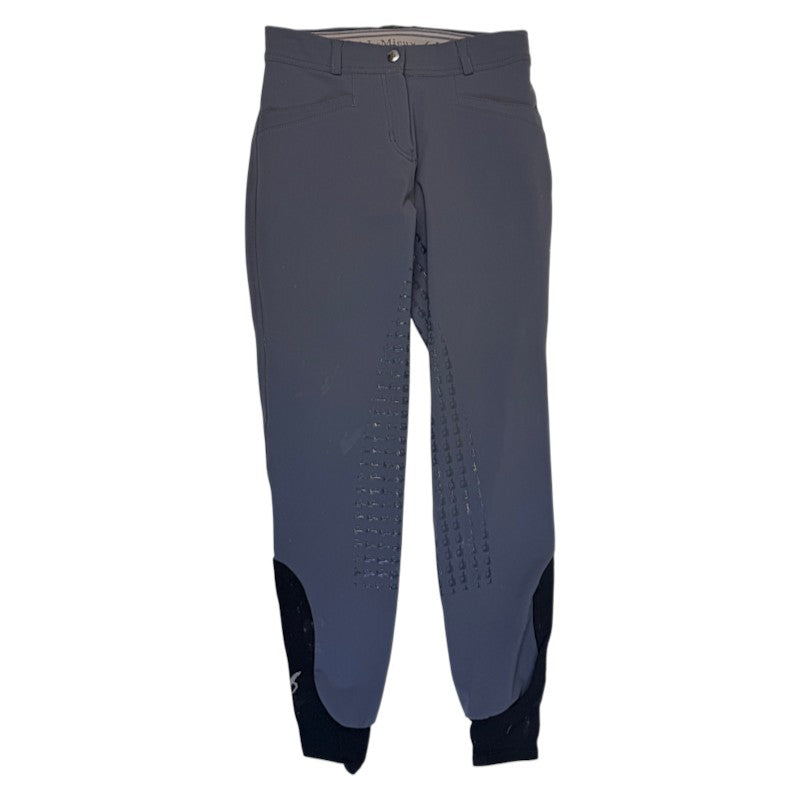 LeMieux 'Dynamique' Silicone Full Seat Breeches in Grey