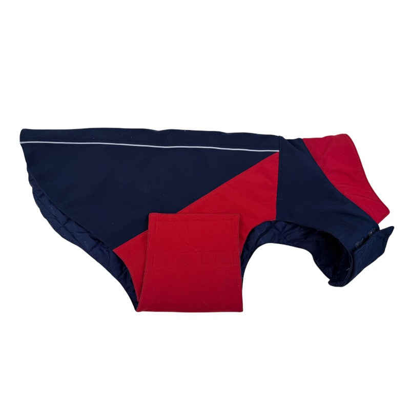 Ariat Team Softshell Dog Jacket in Navy/Red - Large