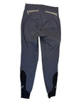 LeMieux 'Dynamique' Silicone Full Seat Breeches in Grey