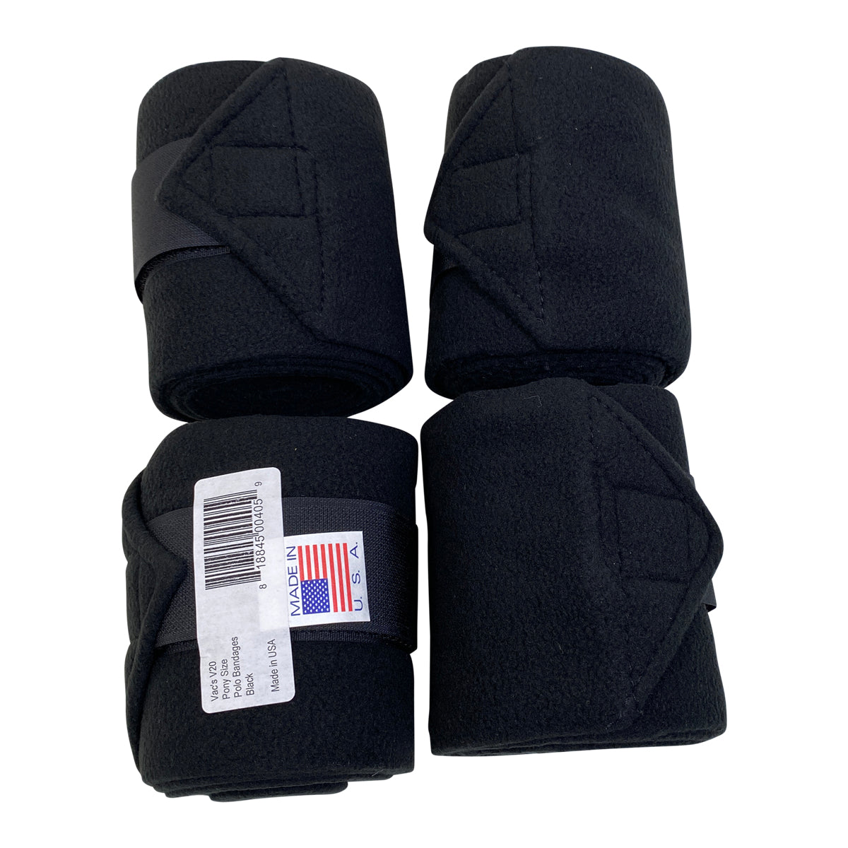 Vac's Polo Wraps Set of 4 in Black