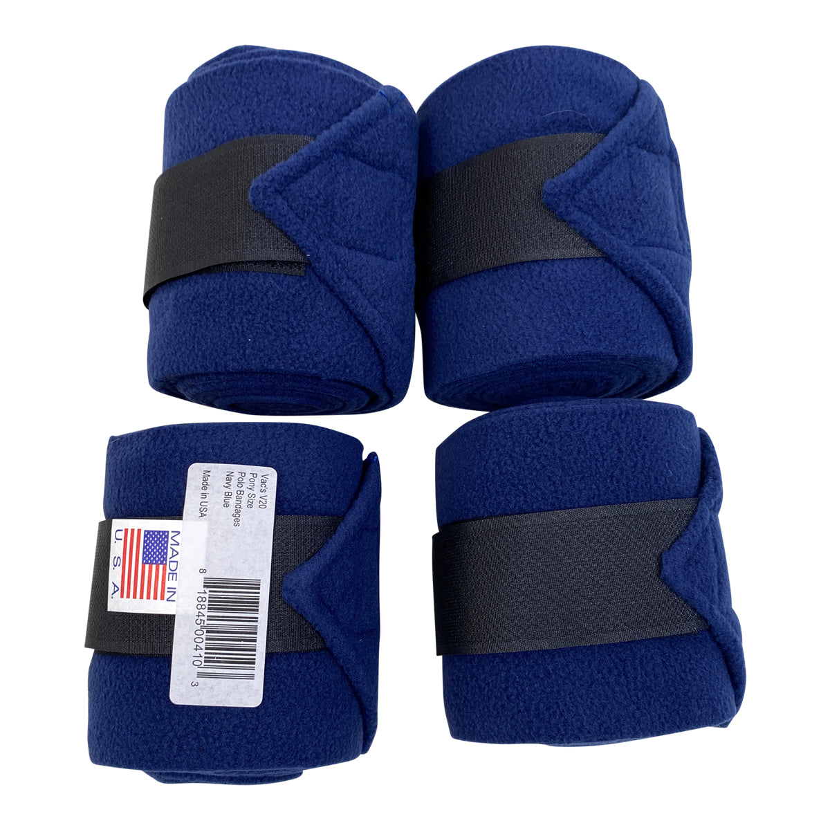 Vac's Polo Wraps Set of 4 in Navy