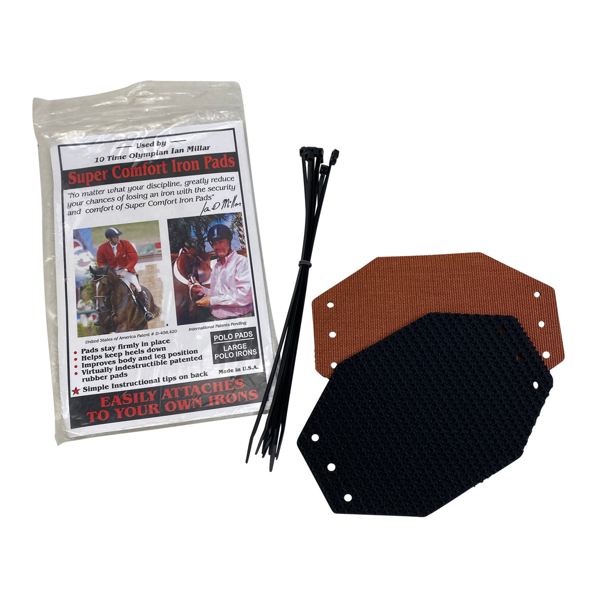 Super Comfort Iron Pads in Black