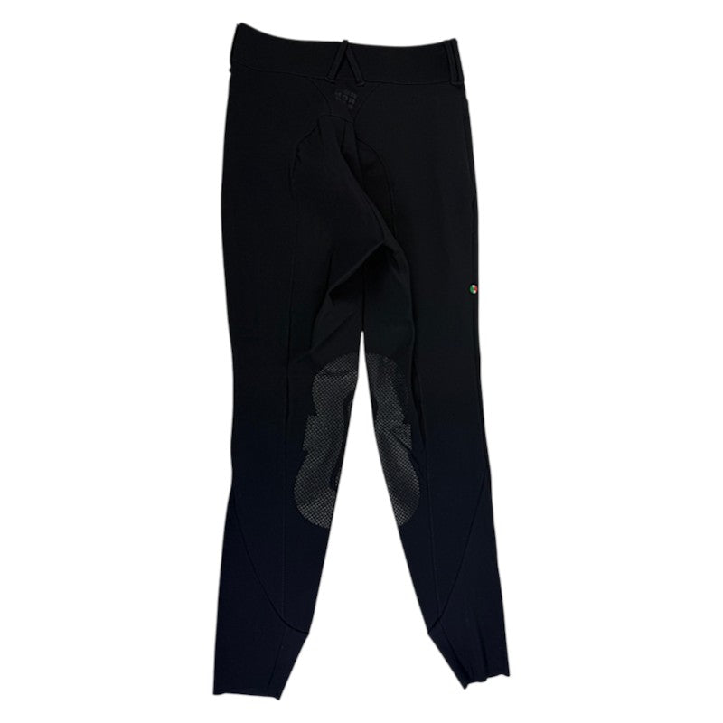 For Horses Knee Patch Breech in Black