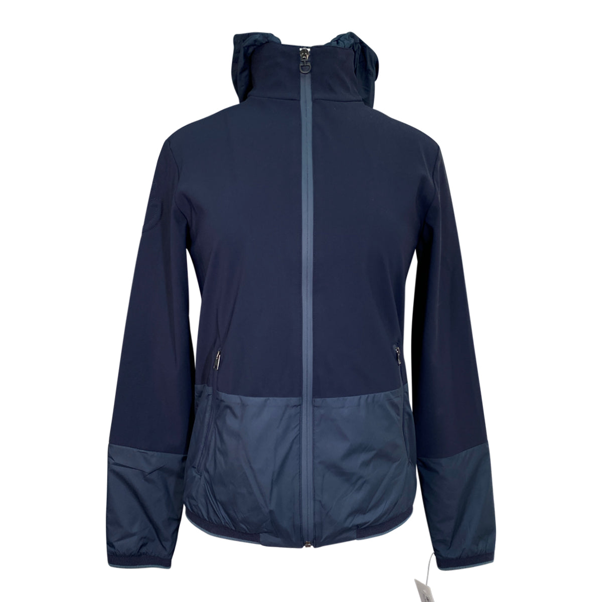 Cavalleria Toscana Jersey Nylon Jacket in Navy 