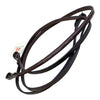 KL Red Barn 1/2" Fancy Stitch Reins in Brown