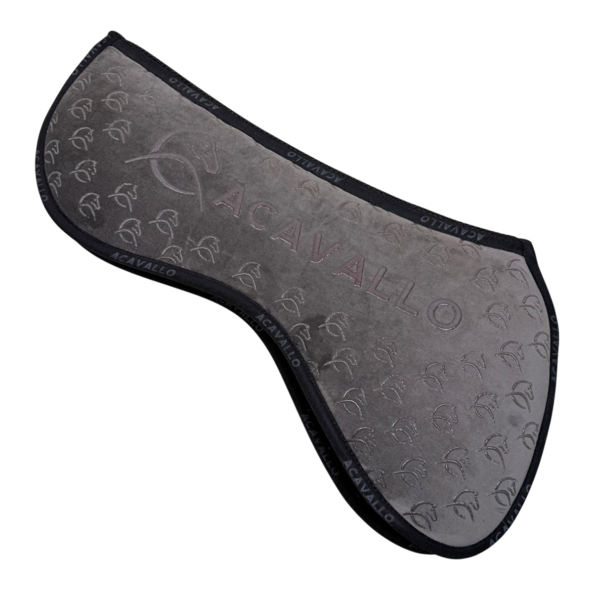 Acavallo Spine Free Silicone Grip Half Pad in Grey