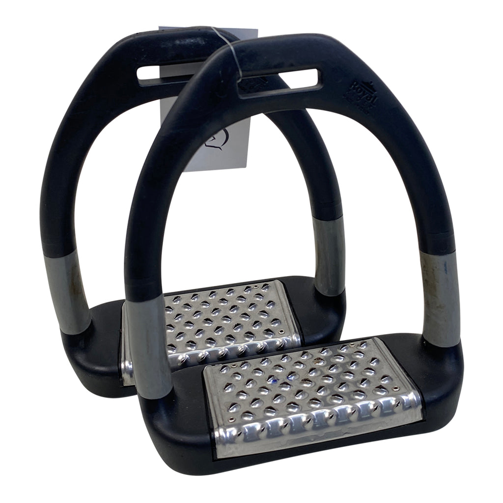 Royal Rider Perfect Flex Stirrups in Black/Grey