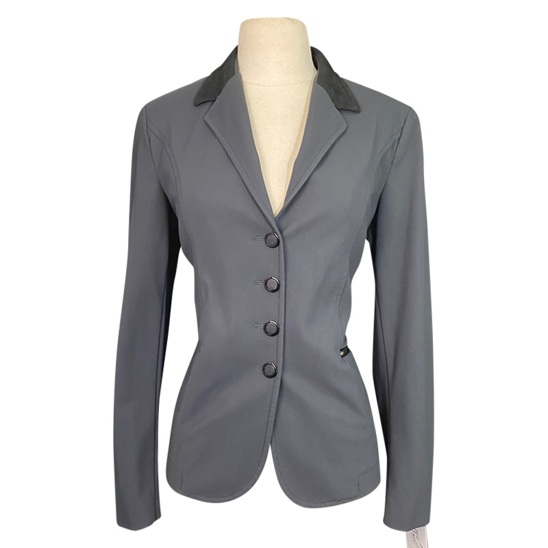 Front of Products EGO7 'Performance One' Show Jacket in Green Grey/Black Alcantara - Women's IT 44 (US 10)