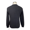 Cavalleria Toscana Crew Neck Rib Stitch Sweater in Black - Men's Medium