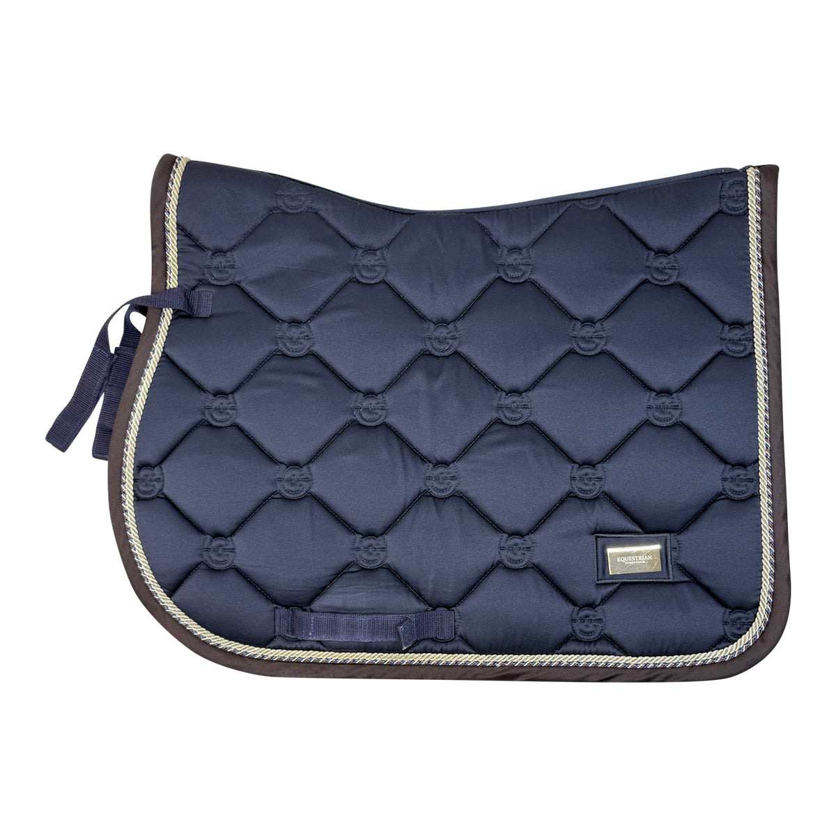 Equestrian Stockholm Jump Saddle Pad in Navy 