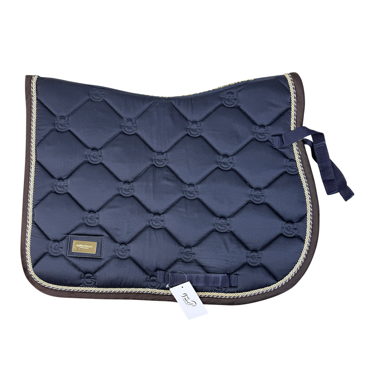 Equestrian Stockholm Jump Saddle Pad in Navy 