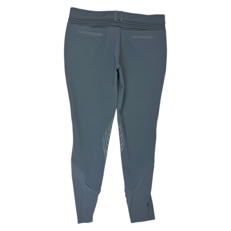 Samshield 'Adèle' Knee Grip Breeches in Steel Blue
