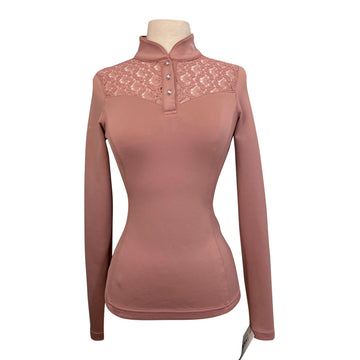 Equestrian Stockholm 'Champion' Competition Top in Dusty Rose
