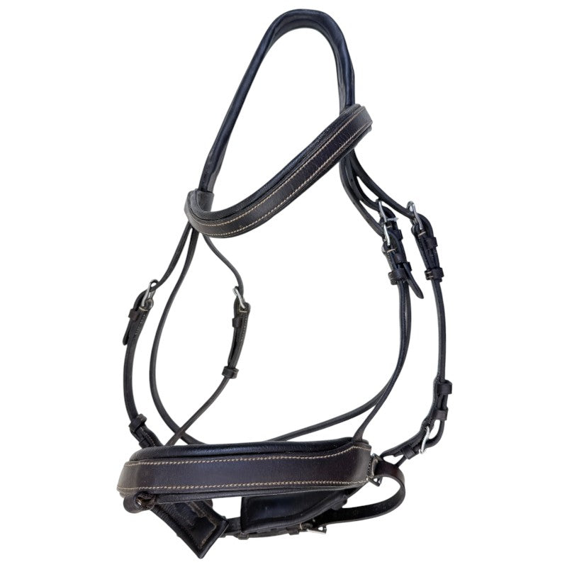 Horze Padded Flash Bridle in Brown