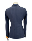 Back of RJ Classics 'Monterey' Orange Label Show Coat in Blue Dusk Plaid - Women's 4L