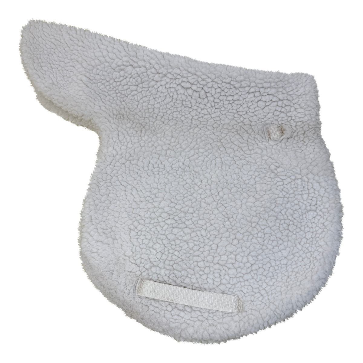 Fleece Shaped Show Pad in White in White