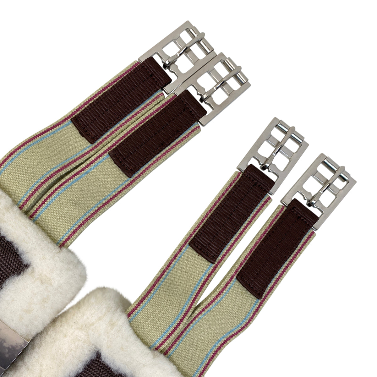 Toklat 'WoolBack' Fleece English Girth in Brown