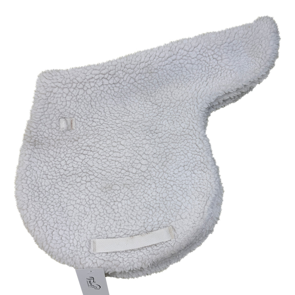 Fleece Shaped Show Pad in White in White