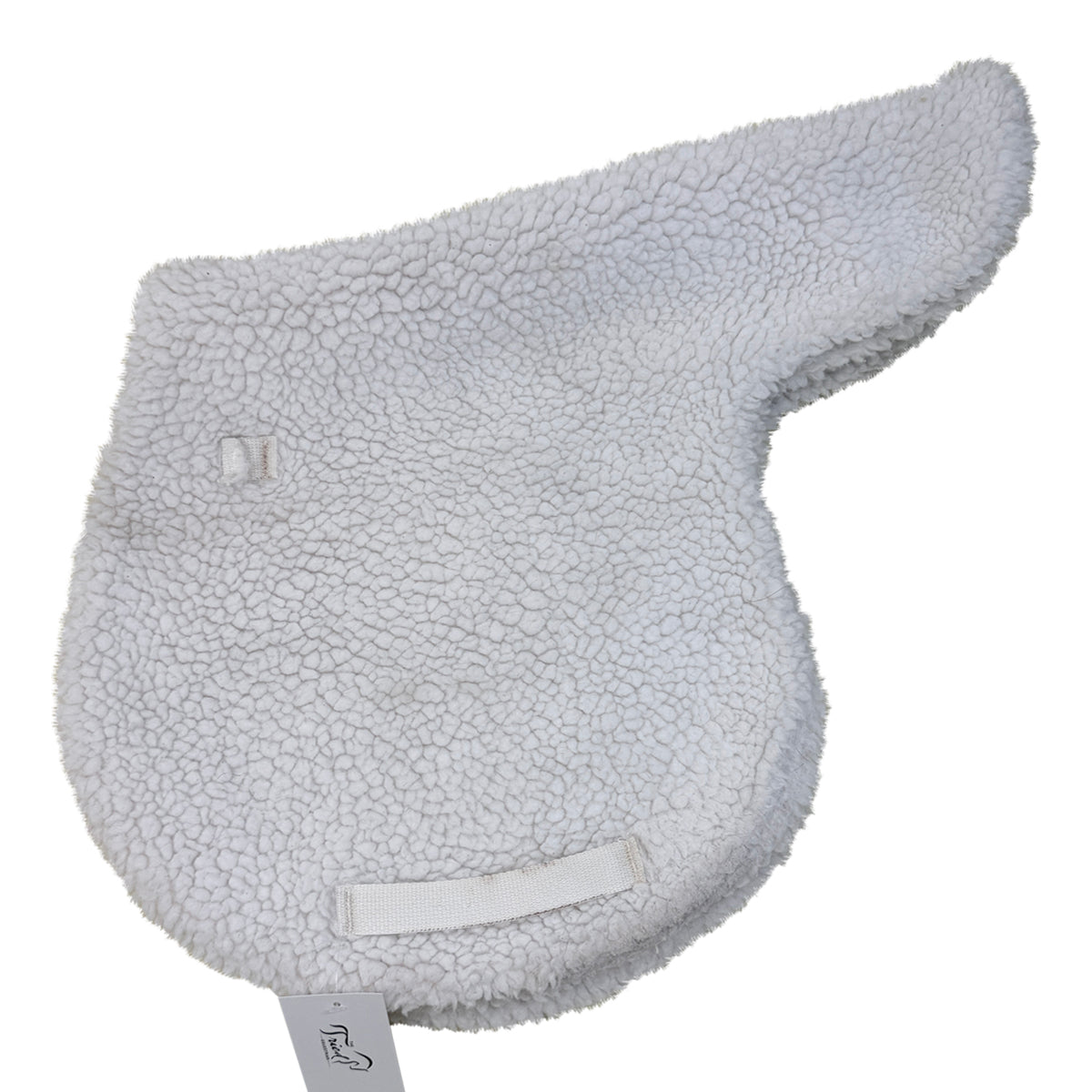 Fleece Shaped Show Pad in White in White