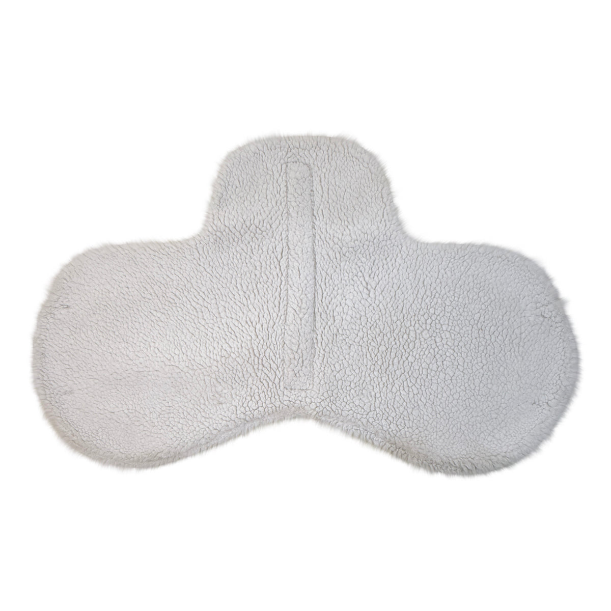 Fleece Shaped Show Pad in White in White