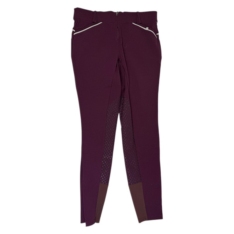 For Horses 'Pat' Breeches in Mixed Berry