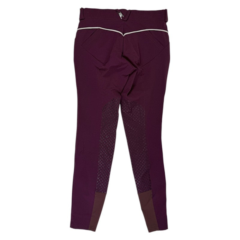 For Horses 'Pat' Breeches in Mixed Berry